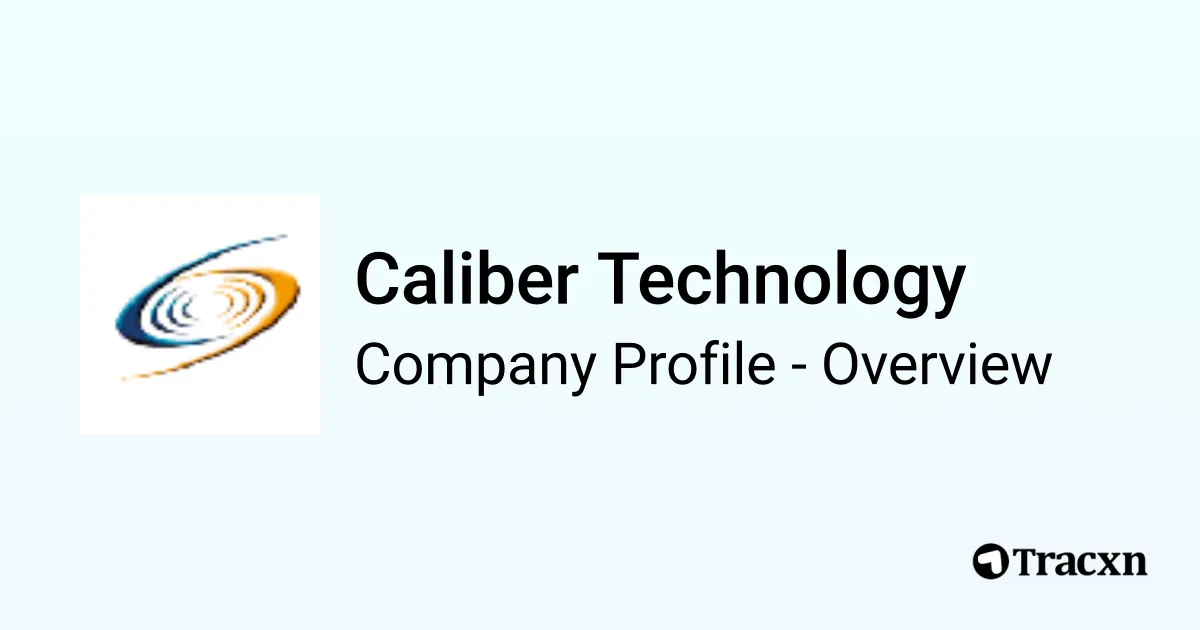 Caliber Technology - 2025 Company Profile & Competitors - Tracxn