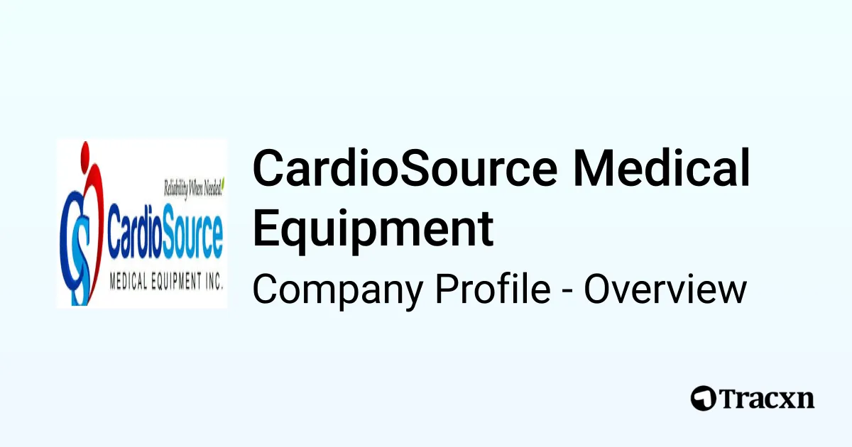 CardioSource Medical Equipment - 2025 Company Profile, Team ...