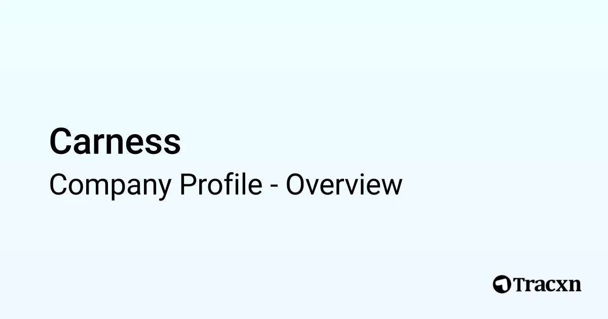 Carness - 2025 Company Profile, Competitors & Financials - Tracxn
