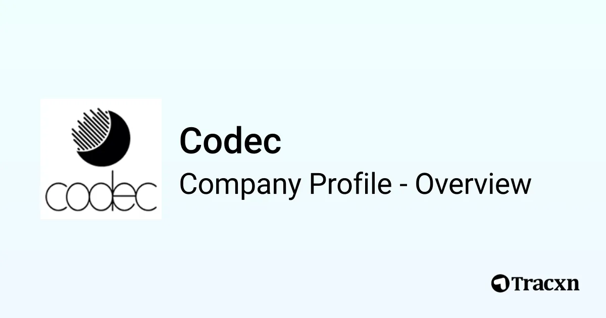 Codec - 2026 Company Profile, Team, Funding, Competitors & Financials ...