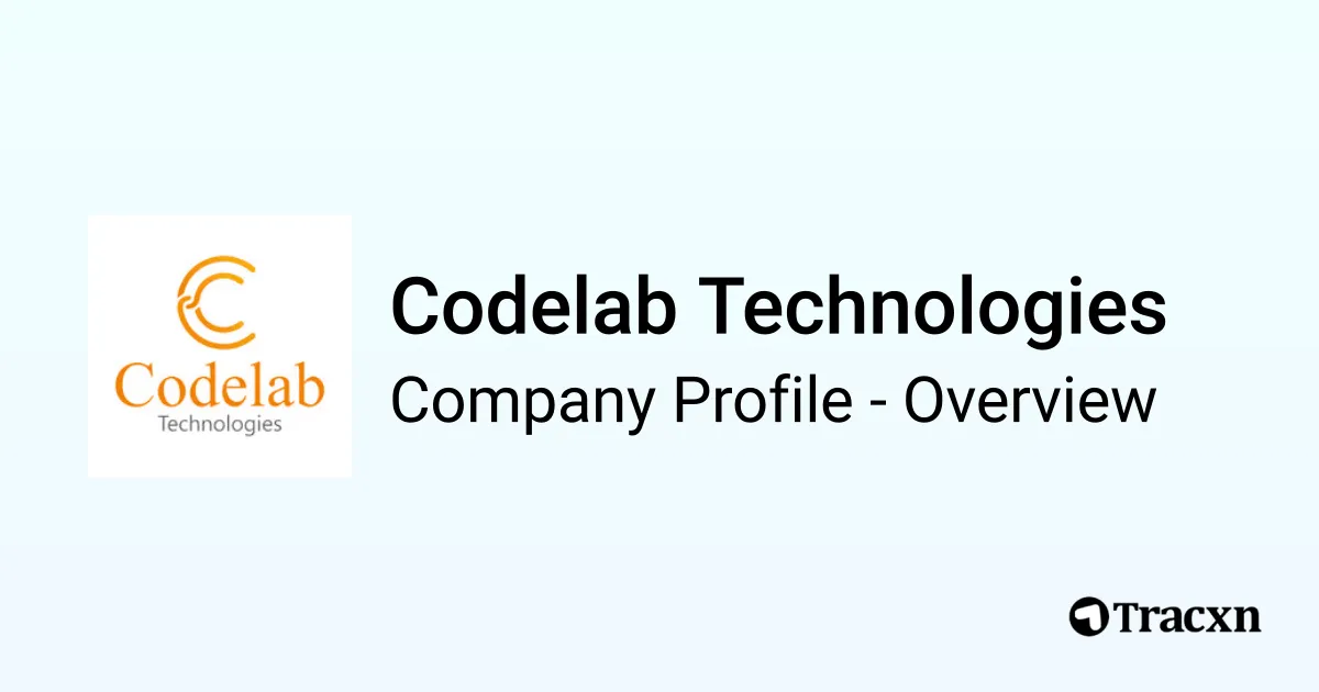 Codelab Technologies - 2026 Company Profile & Competitors - Tracxn