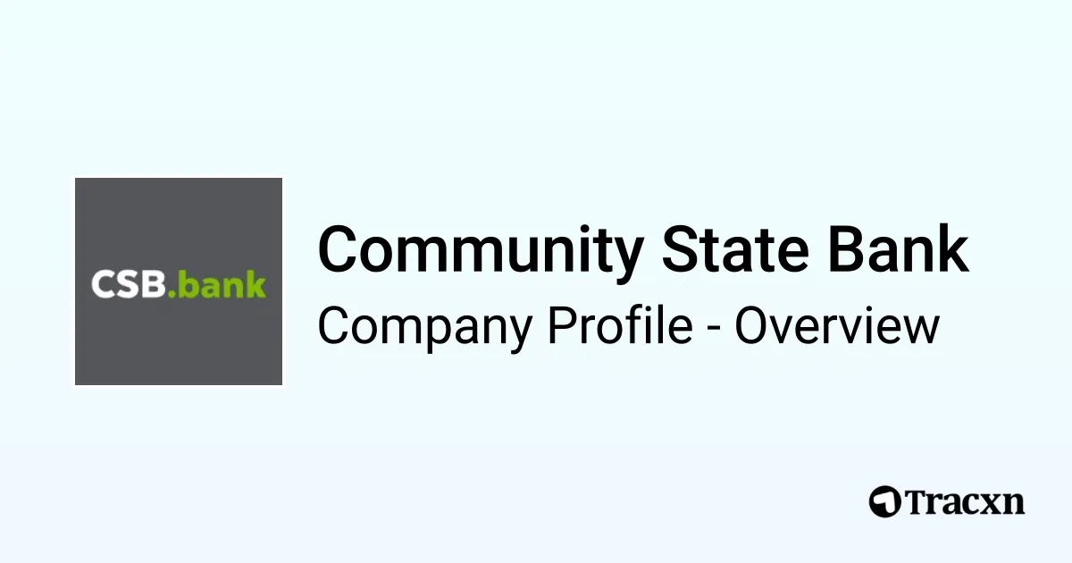 Community State Bank - 2026 Company Profile & Competitors - Tracxn