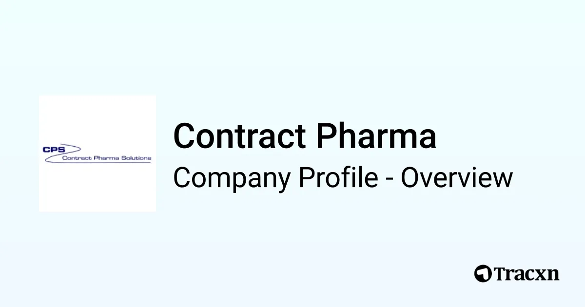 Contract Pharma - 2025 Company Profile & Competitors - Tracxn