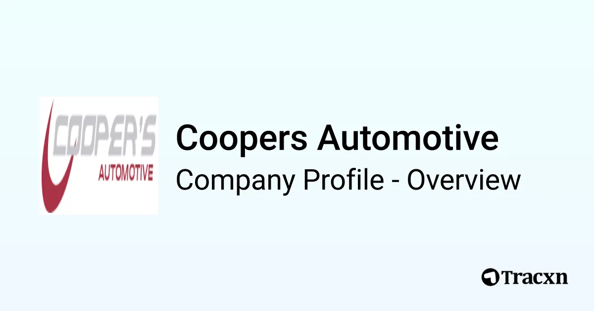 Coopers Automotive - 2026 Company Profile & Competitors - Tracxn