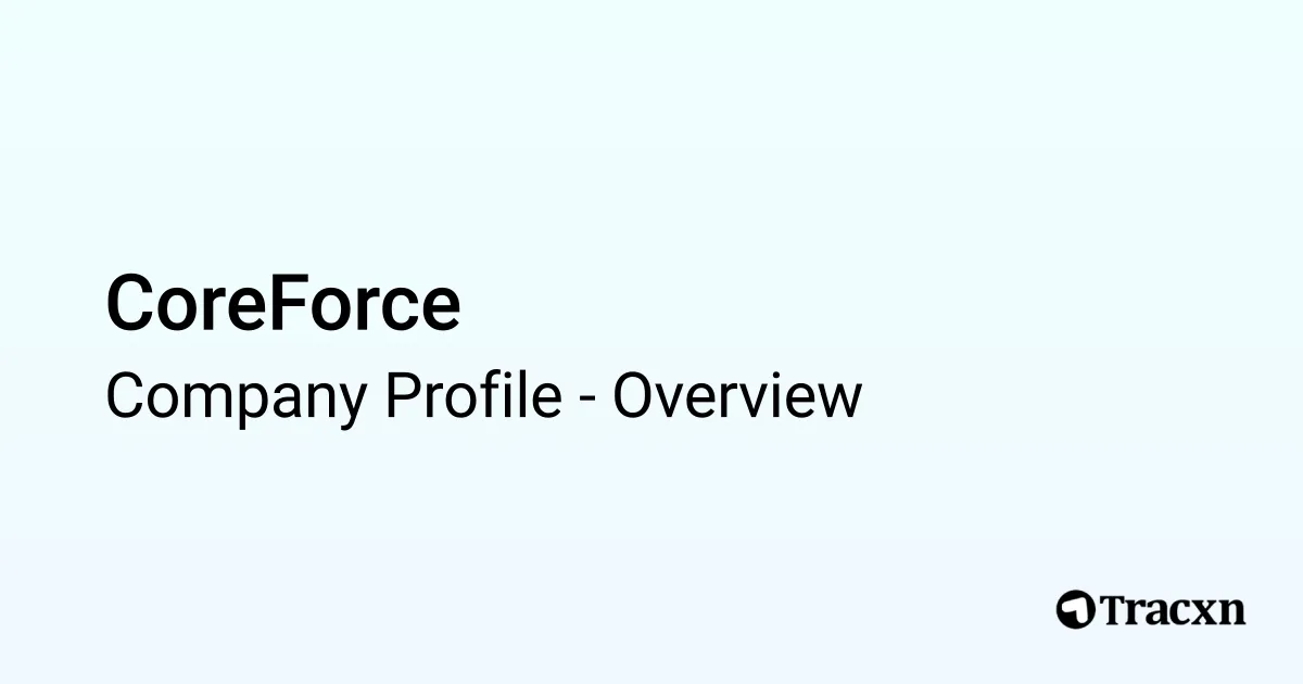 Core Force Software CoreForce - 2026 Company Profile & Competitors - Tracxn