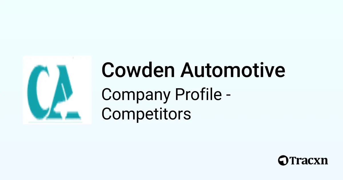 Cowden Automotive 2683 Competitors and Alternatives Tracxn