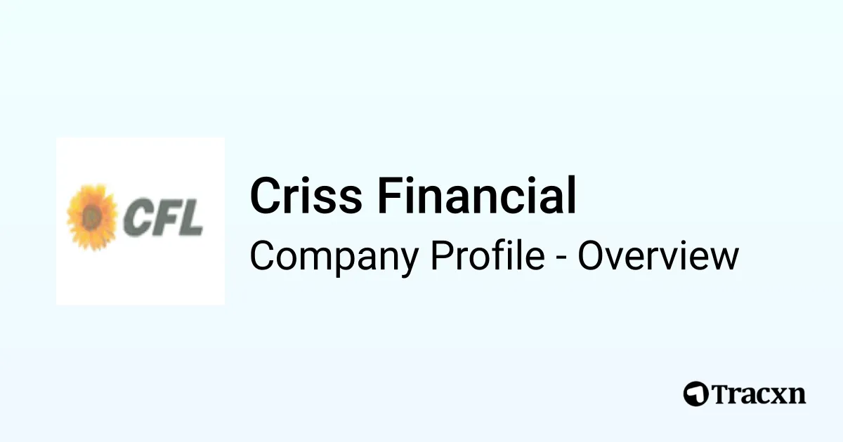 Criss Financial - 2025 Company Profile, Funding, Competitors ...