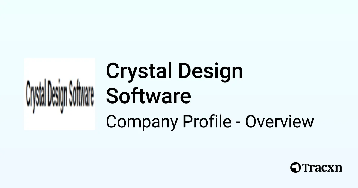 Crystal Design Software - 2026 Company Profile & Competitors - Tracxn