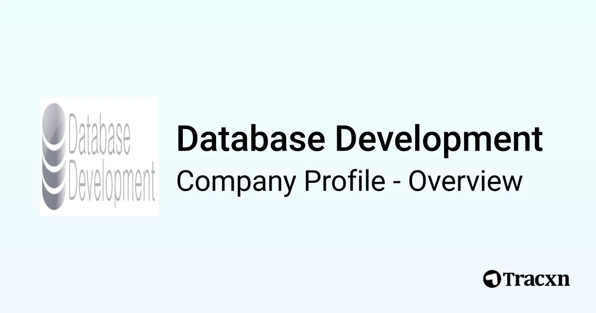 Database Development - 2026 Company Profile & Competitors - Tracxn