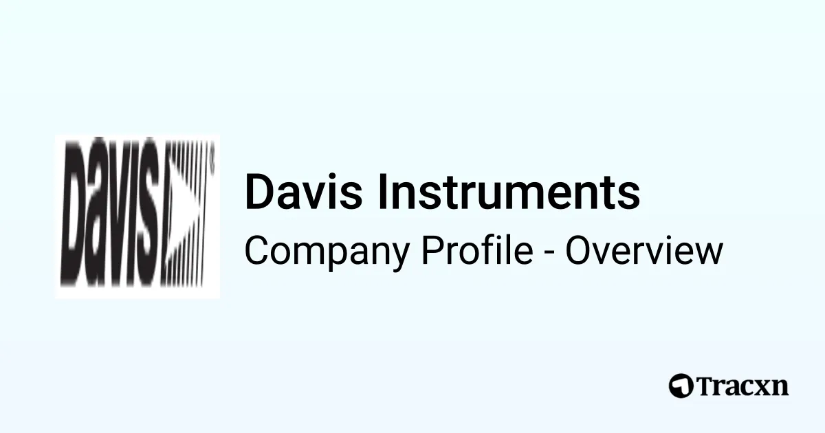 Stuart Davis Instruments Davis Instruments - 2026 Company Profile & Competitors - Tracxn
