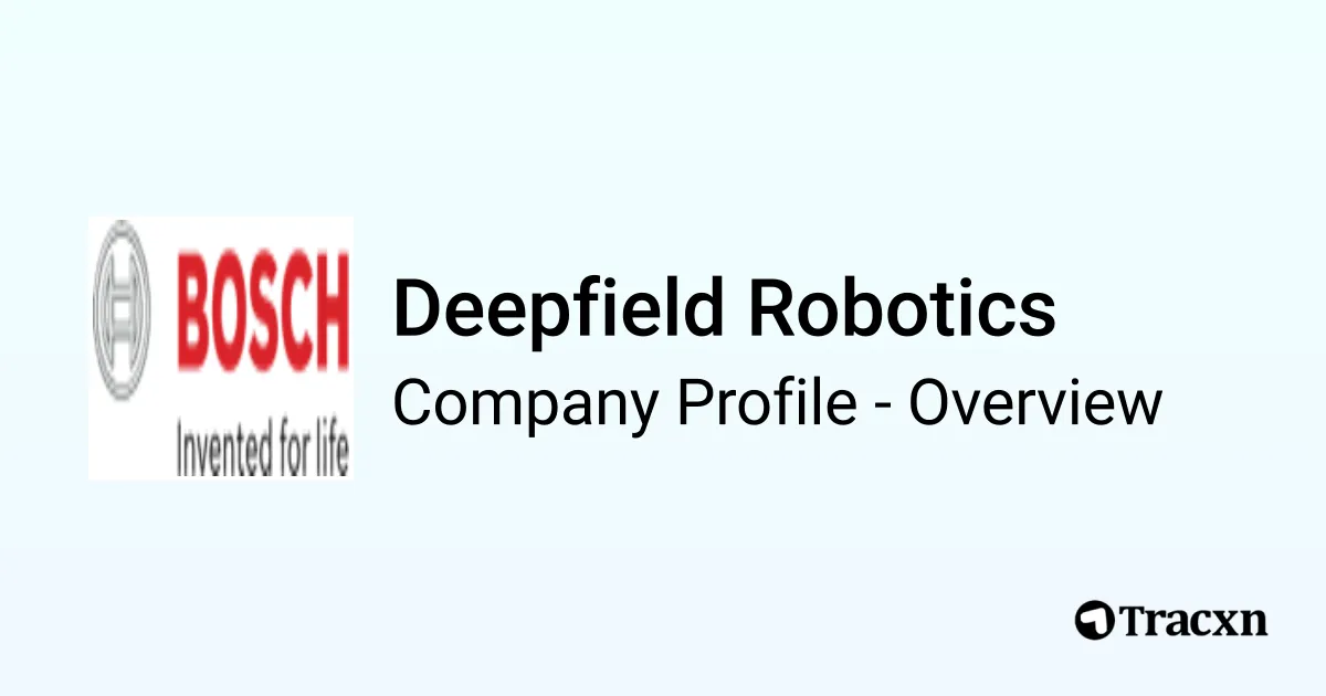 Deep Field Robotics Deepfield Robotics - 2026 Company Profile & Competitors - Tracxn