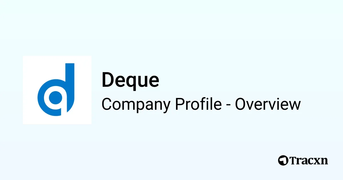 Deque Inc Deque - 2026 Company Profile, Team, Funding & Competitors - Tracxn