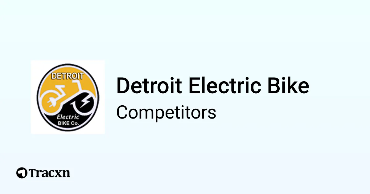 Detroit Electric Bike 837 Competitors and Alternatives Tracxn