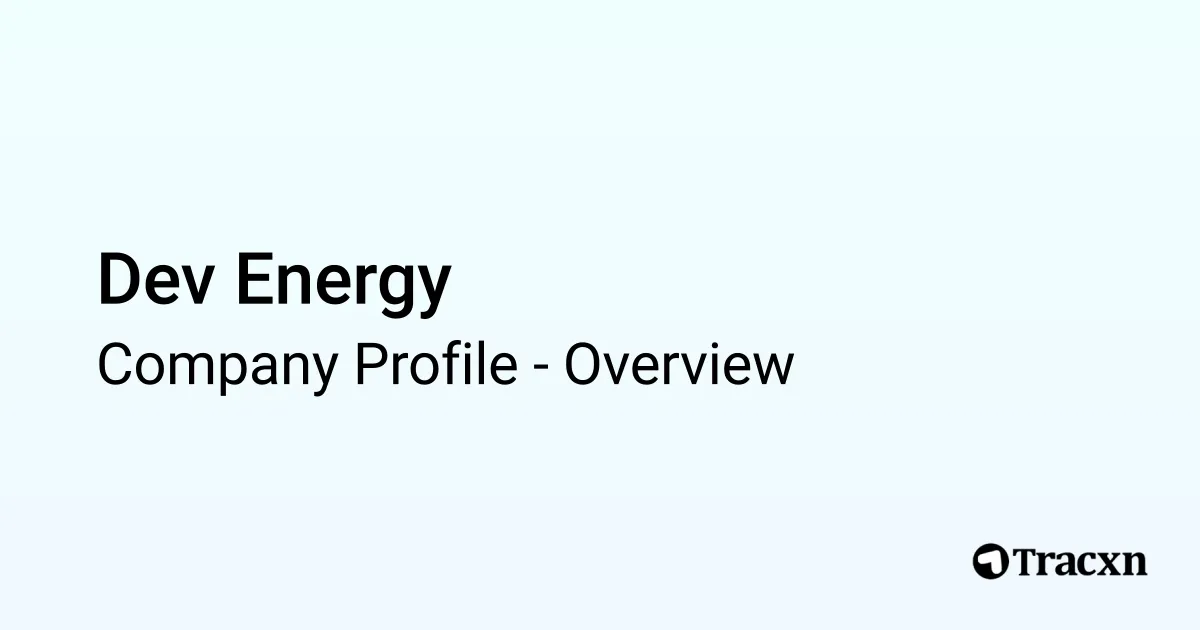 Dev Energy - 2026 Company Profile & Team - Tracxn