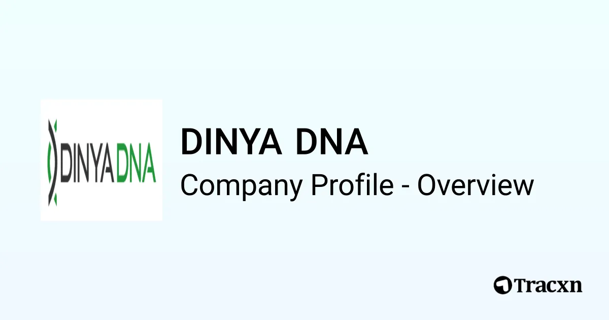 DINYA DNA - 2026 Company Profile, Funding & Competitors - Tracxn