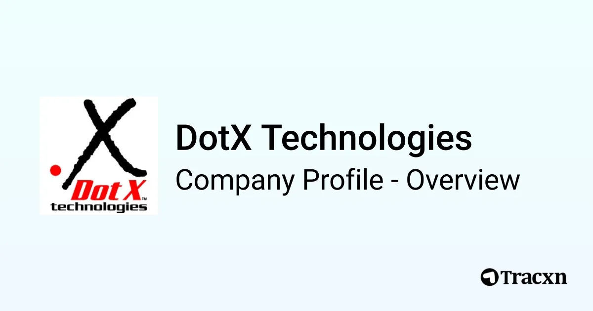 DotX Technologies - 2026 Company Profile & Competitors - Tracxn