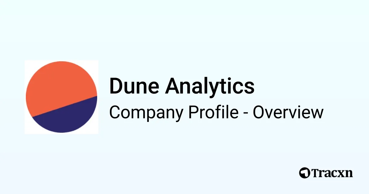 Dune Analytics - 2026 Company Profile, Team, Funding, Competitors ...