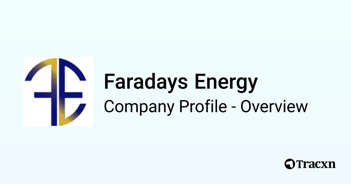 Faradays Energy - 2025 Company Profile, Team & Competitors - Tracxn
