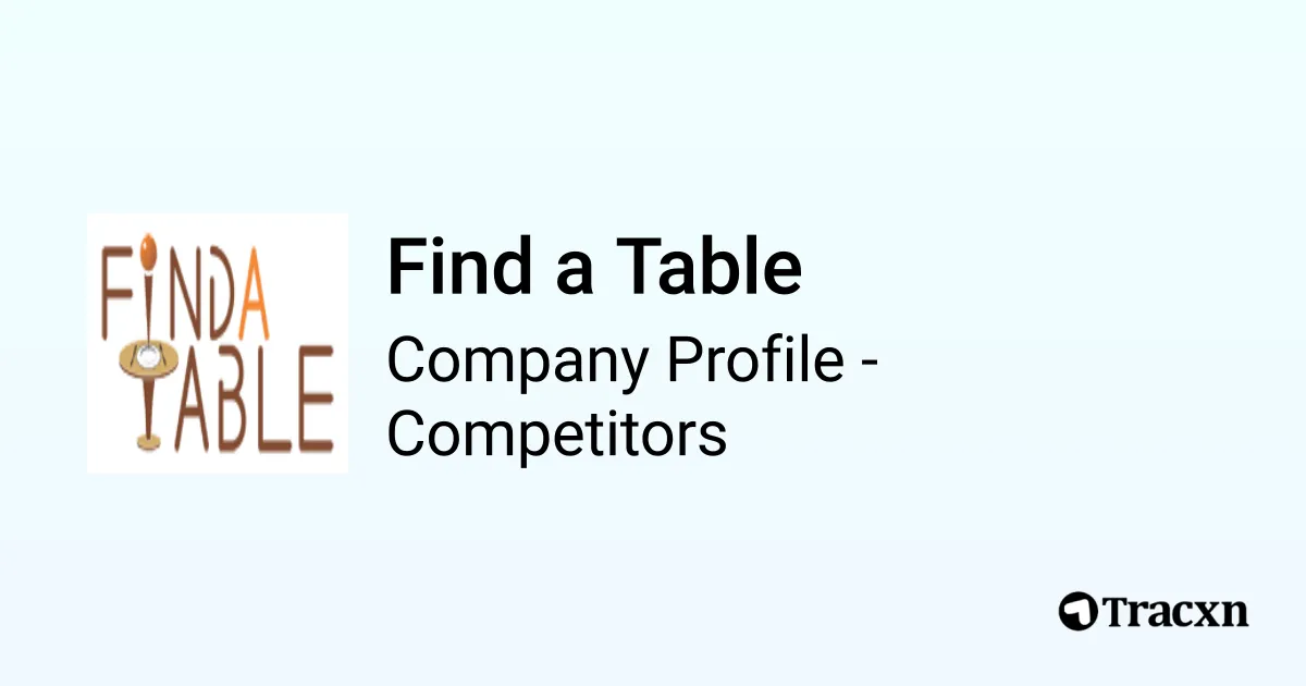 Find a Table 4 Competitors and alternatives in Aug 2024 Tracxn