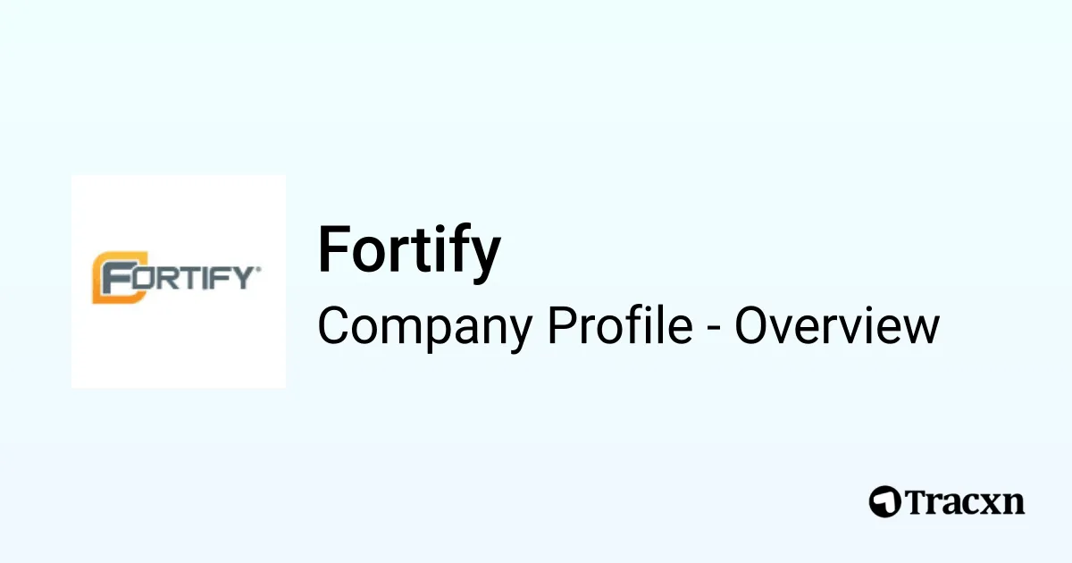 Fortify - 2026 Company Profile, Team, Funding & Competitors - Tracxn