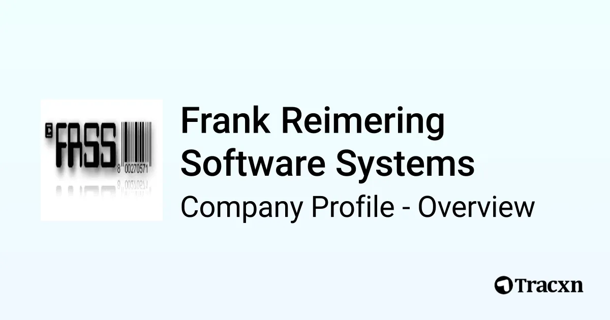 Frank Reimer Frank Reimering Software Systems - 2026 Company Profile & Competitors ...