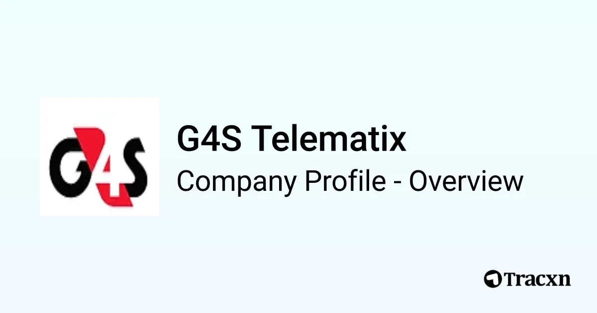 Telematix G4S Telematix - 2025 Company Profile & Competitors - Tracxn