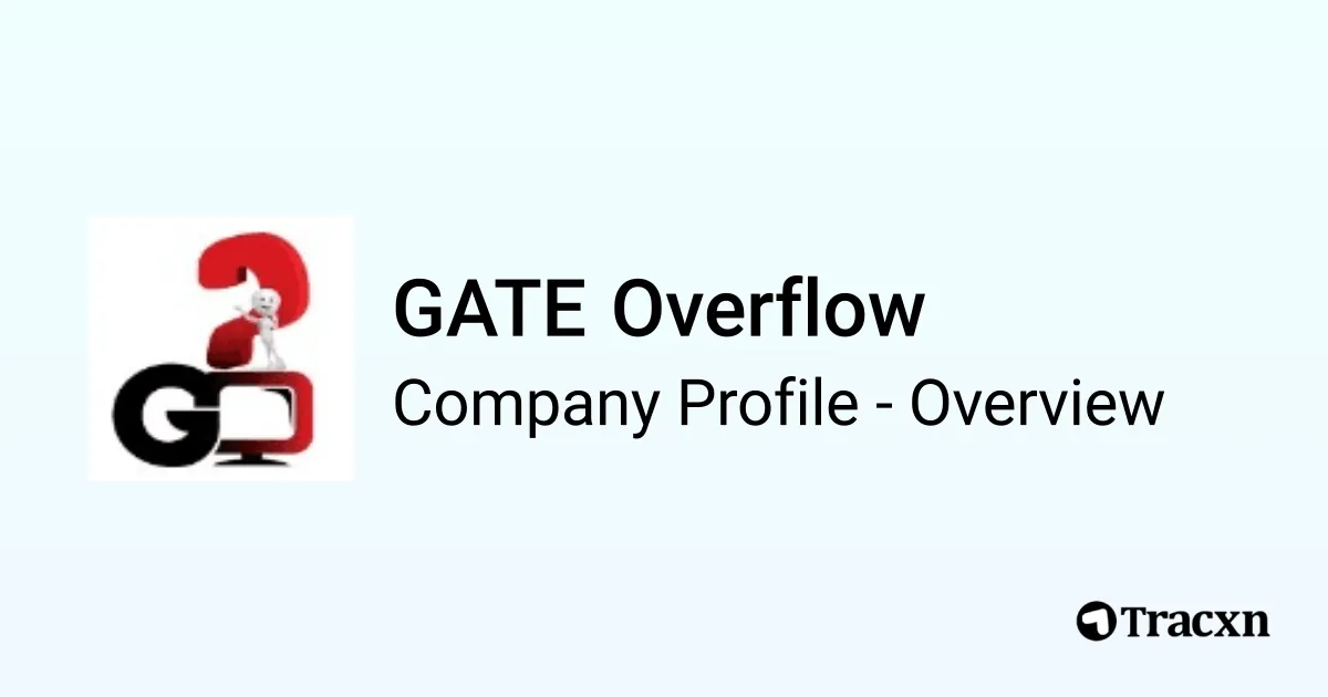 GATE Overflow - 2025 Company Profile & Competitors - Tracxn