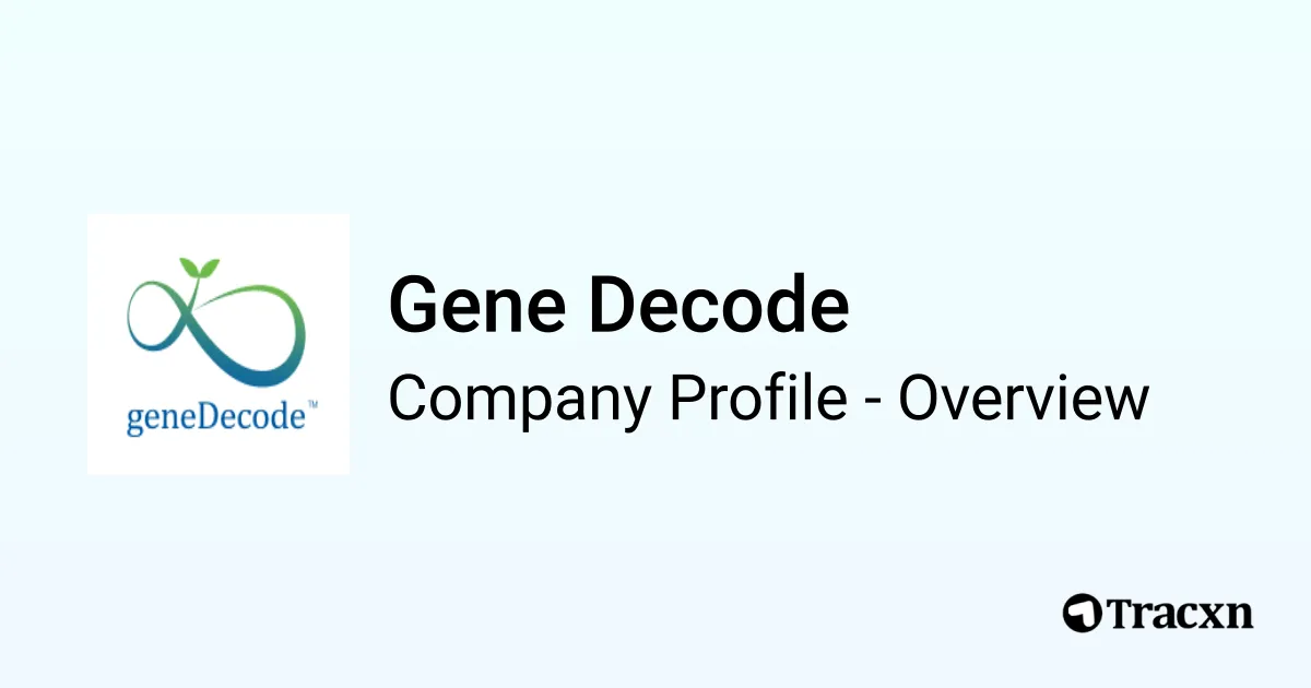 Gene Decode - 2025 Company Profile & Competitors - Tracxn