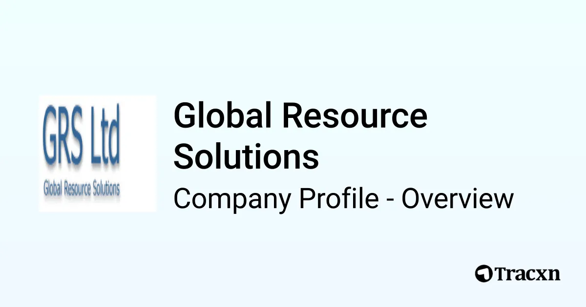 Global Resource Solutions - 2026 Company Profile & Competitors - Tracxn