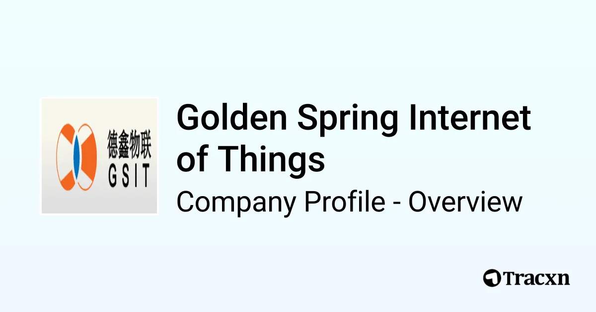 Spring.net Internet Logo Golden Spring Internet of Things - 2026 Company Profile, Funding ...