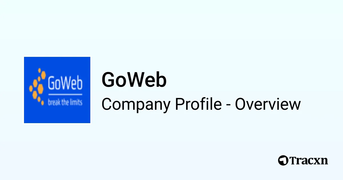 Goweb GoWeb - 2026 Company Profile, Team & Competitors - Tracxn