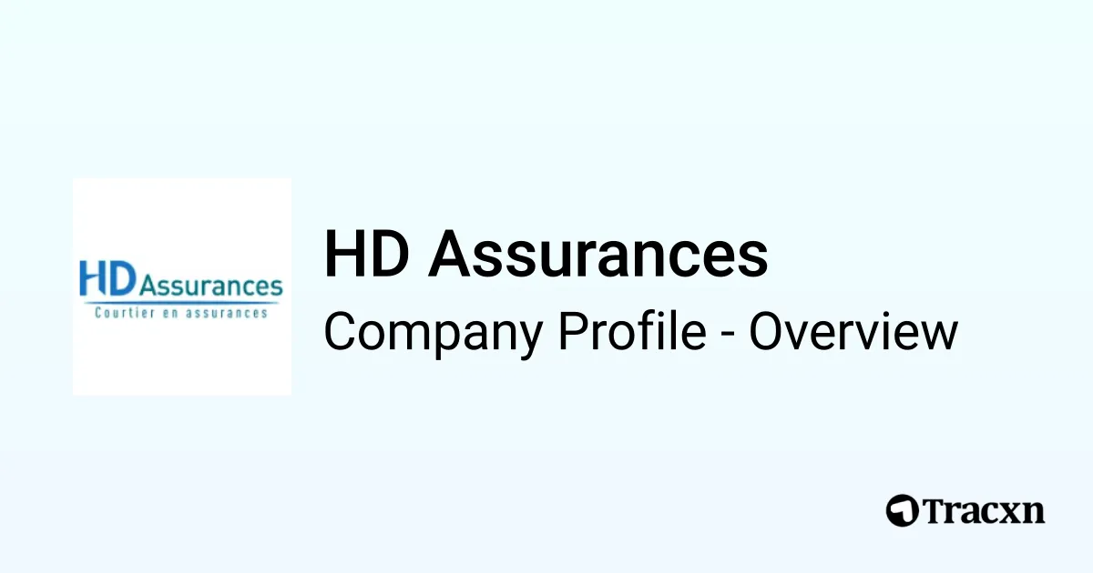 HD Assurances - 2026 Company Profile, Team & Competitors - Tracxn