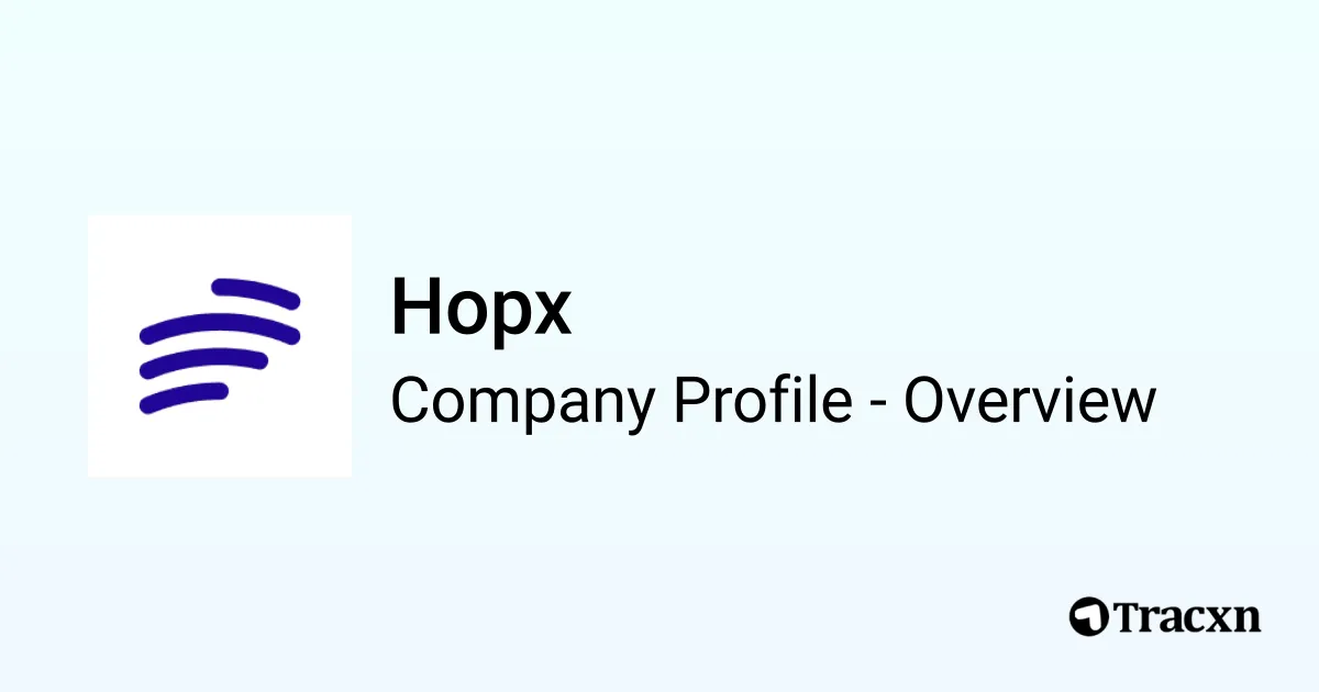 Hopx - 2026 Company Profile, Team & Competitors - Tracxn