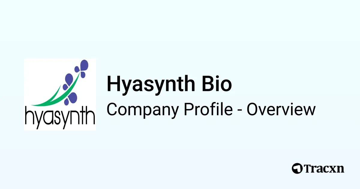 Hyasynth Bio - 2026 Company Profile, Team, Funding & Competitors - Tracxn