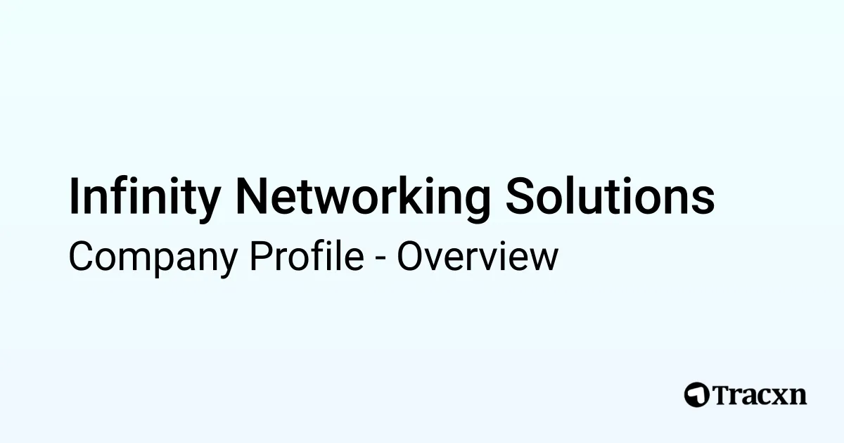 Infinity Networking Infinity Networking Solutions - 2026 Company Profile & Competitors - Tracxn