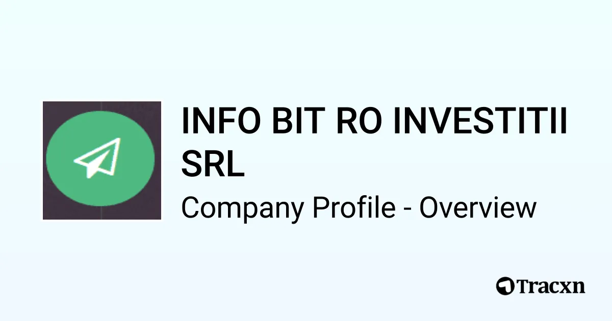 INFO BIT RO INVESTITII SRL - 2026 Company Profile & Competitors - Tracxn