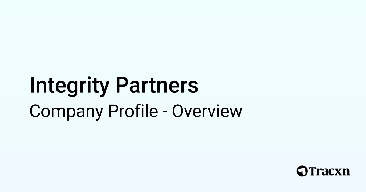 Integrity Partners - 2026 Company Profile & Financials - Tracxn