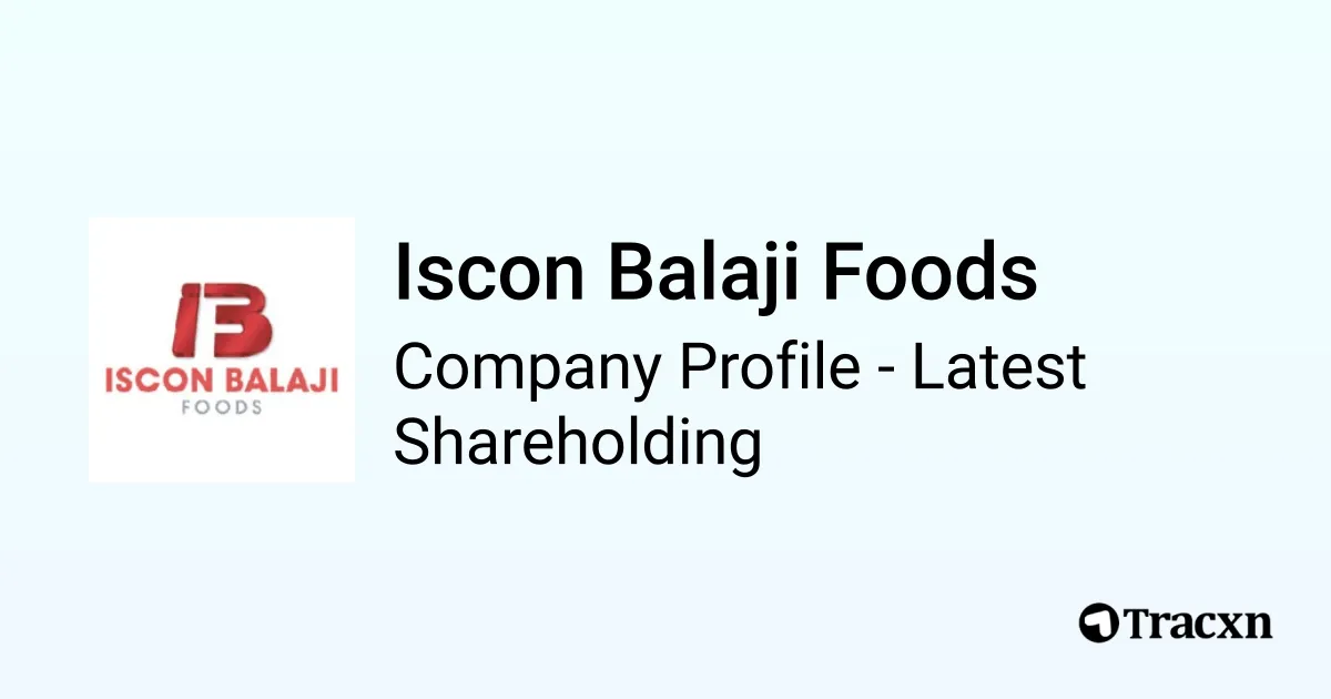 Iscon Balaji Foods - 2026 Latest Shareholding & Valuation - Tracxn