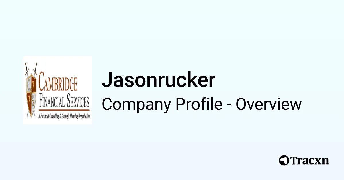 Jason Rucker Jasonrucker - 2026 Company Profile & Competitors - Tracxn