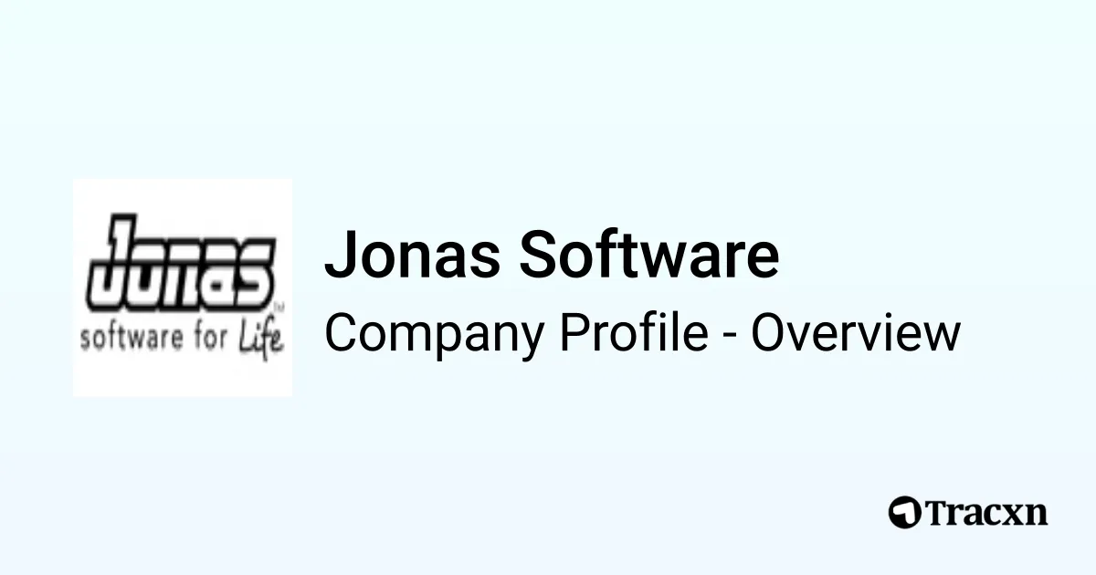 Jonas Software Jonas Software - 2026 Company Profile, Team, Funding, Competitors ...