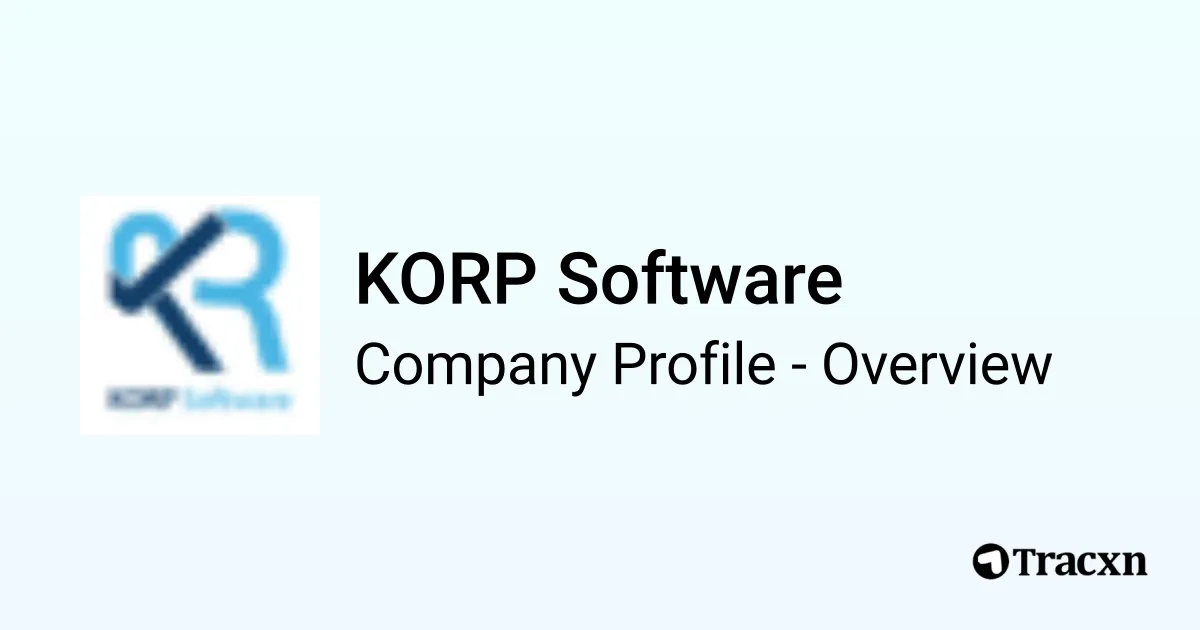 Edwin Korp KORP Software - 2026 Company Profile & Competitors - Tracxn