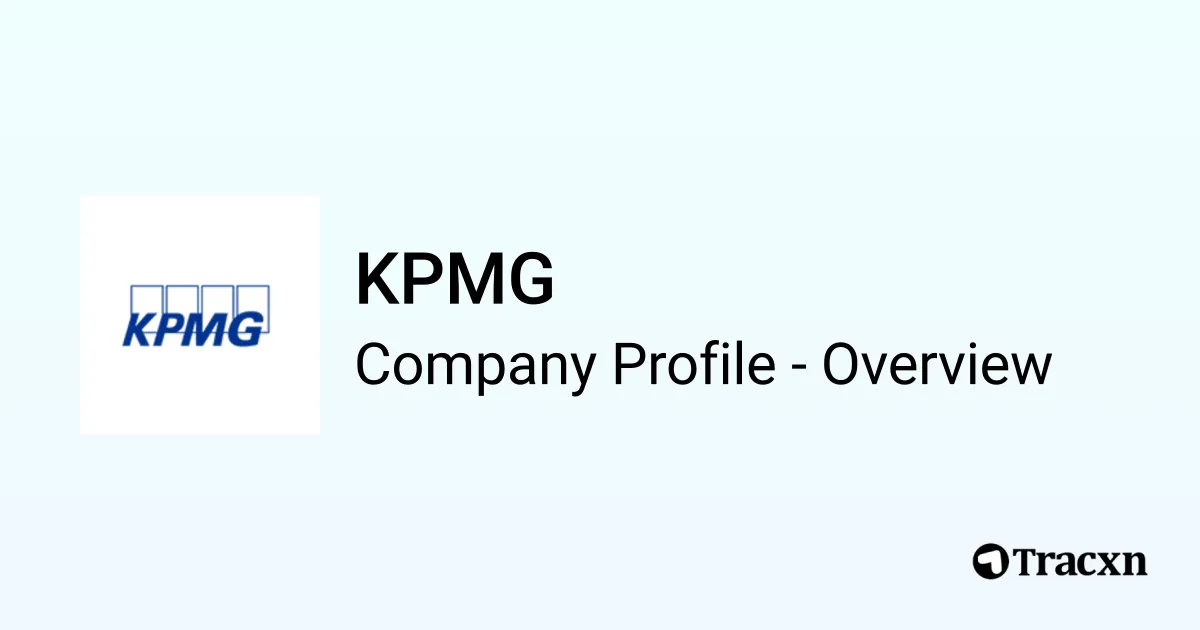 KPMG Company Profile Tracxn