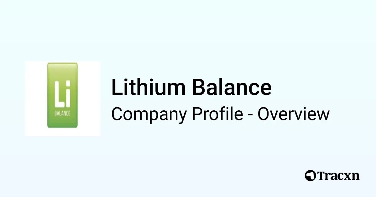 Lithium Balance - 2026 Company Profile, Team, Funding, Competitors ...