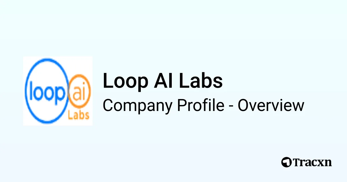 Loop Spring Labs Loop AI Labs - 2026 Company Profile, Team, Funding & Competitors - Tracxn