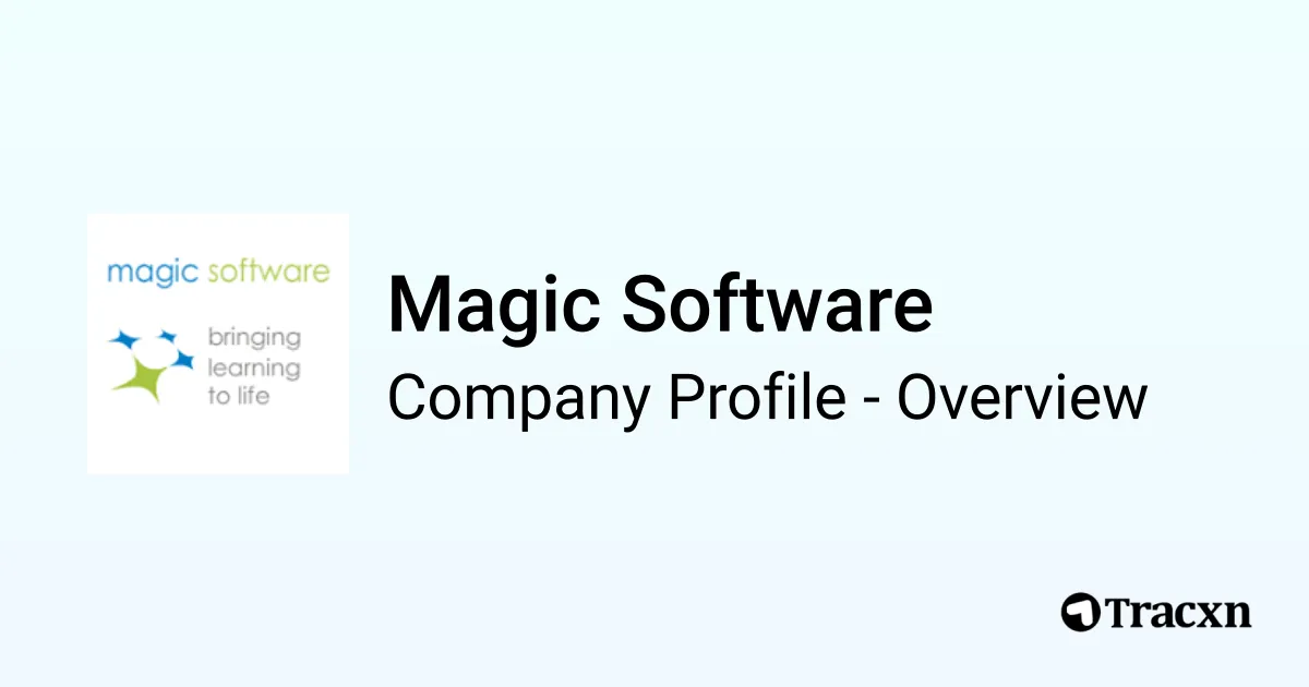Magic Software - 2026 Company Profile, Team, Funding & Competitors - Tracxn