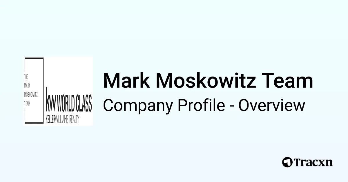 Mark Moskowitz Mark Moskowitz Team - 2025 Company Profile - Tracxn
