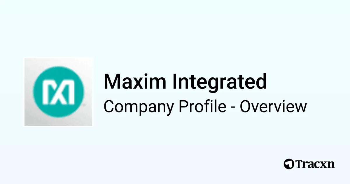 Maxim Integrated - 2025 Company Profile, Funding, Competitors ...