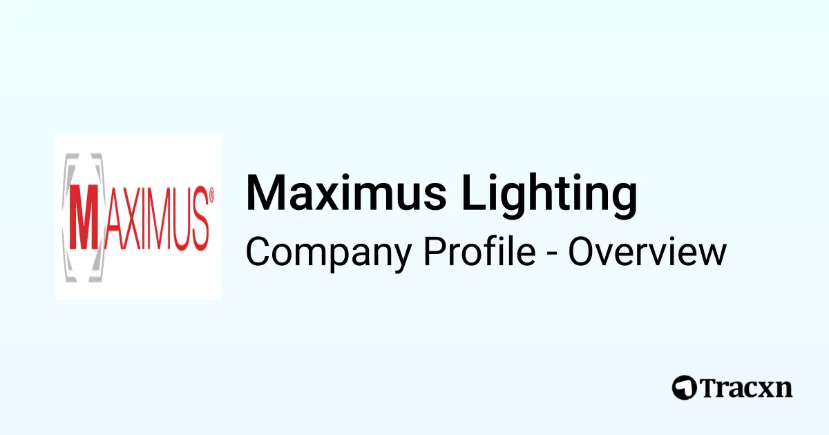 Maximus Lighting - 2026 Company Profile, Team & Competitors - Tracxn