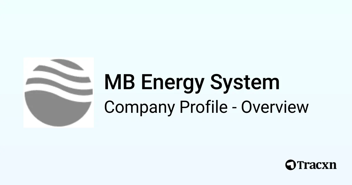 Mb System MB Energy System - 2026 Company Profile & Competitors - Tracxn