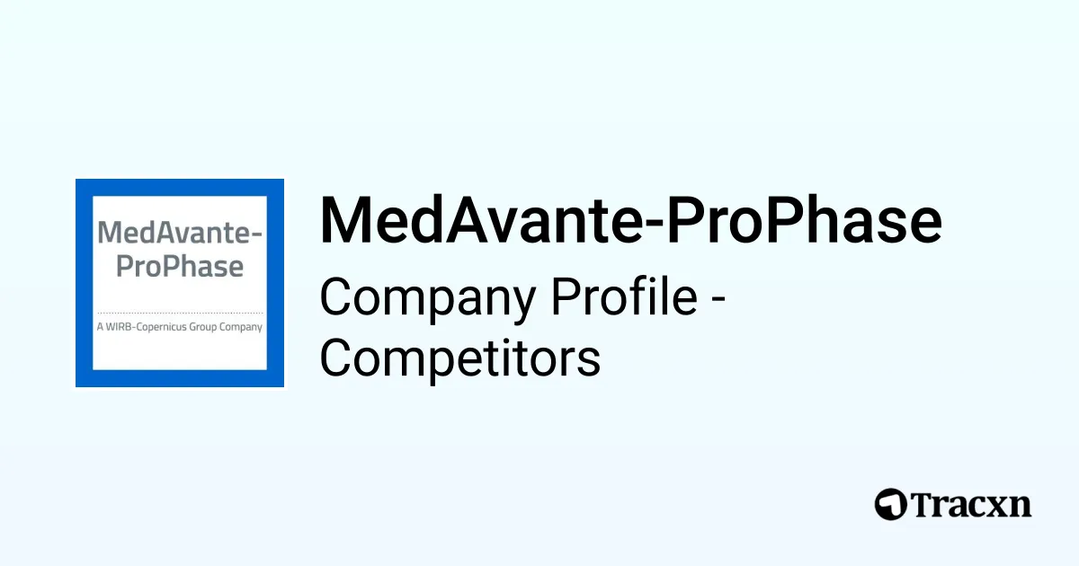 MedAvanteProPhase 67 Competitors and alternatives in Oct 2024 Tracxn